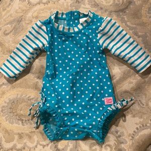 Ruffle butts infant girl swimsuit 0-3 months